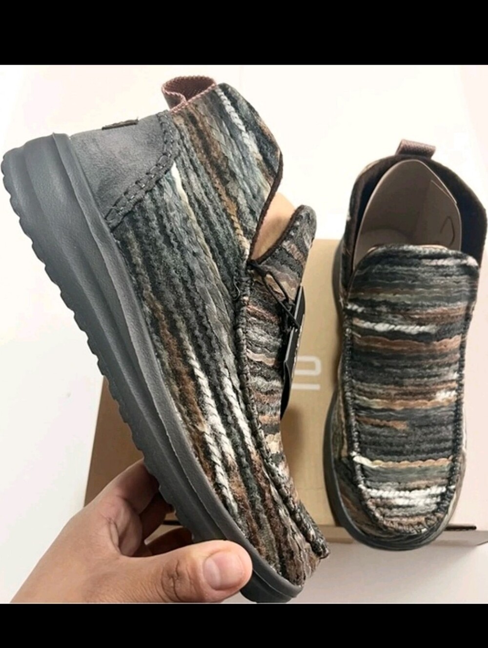 Hey Dude Women's Casual Slip-On Casual Booties in Multi-Color_6